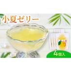 菓子 ゼリー 小夏ゼリー 4個入り