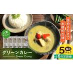 惣菜 レトルト 冷凍 全6回定期便 グリーンカレー 約180g×5…