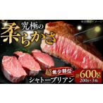 牛肉 ヒレ 博多和牛 シャトーブリアン 200g×3枚