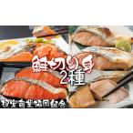 魚貝類 鮭 G-18017 天然鮭切り身2種 計15切