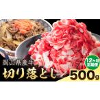 牛肉 12ヶ月定期便 産牛 切り落とし 交雑牛 500g