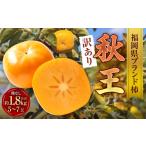果物類 柿 訳あり品 ブランド柿 秋王 5−7玉 約1.8kg