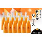 果汁飲料 みかん せとかジュース720ml×12本