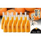 果汁飲料 みかん 甘平ジュース720ml×12本