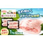 山のウエノ豚 豚バラ スライス 1kg