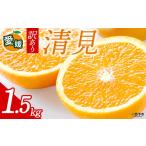 果物類 みかん 訳あり 清見 合計約1.5kg