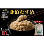 米 きぬむすめ 令和8年産 1回お届け 玄米 10kg