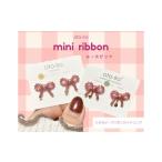 アクセサリー きゅっと結んだ小さなビーズリボンのイヤリン…