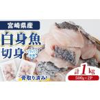 魚貝類 骨取り 白身魚 ニベ 切身 計1kg