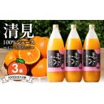 果汁飲料 みかん 搾りたて 清見100%ジュース 1000ml