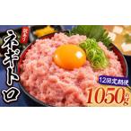 マグロ 定期便12回 ネギトロ 月1回 計1050g