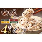 雑穀 古代米 4種類セット 1合