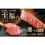 長崎和牛シャトーブリアンステーキ 約100g×3枚