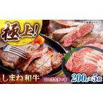 しまね和牛ロースステーキ200g×5枚