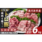 K-379-E 産霜降りトロ豚 焼肉用バラエティセット 合計6kg