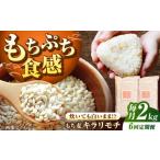 雑穀 全6回定期便 もち麦 キラリモチ 2kg