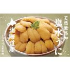 ふるさと納税 ウニ 北海道 寿都町 北海道産獲れたて天然 ミョウバン不使用 無添加塩水うに（NB106）