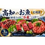 マグロ 冷蔵 3回定期便 高知 カツオ ネギトロ