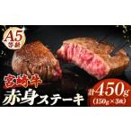 牛肉 ステーキ A5等級宮崎牛 赤身ステーキ