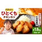 惣菜 レトルト はかた地どり ひとくちチキンカツ 1.8kg