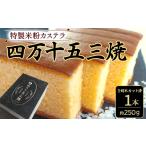 特製米粉かすてら 四万十五三焼1本 カステラ