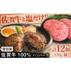 牛肉 ハンバーグ 佐賀牛100%ハンバーグ12個