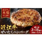 肉 ハンバーグ 寛閑観 近江牛ぜいたくハンバーグ 150g×3個