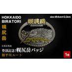 金工品 日本百名山 登頂記念 幌尻岳バッジ