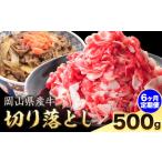 牛肉 6ヶ月定期便 産牛 切り落とし 交雑牛 500g×6回