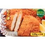 肉 揚げ物 揚げるだけ 知多豚 ロース とんかつ 120g×6枚