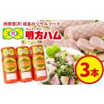 肉 ソーセージ 本数 明方ハム 3本