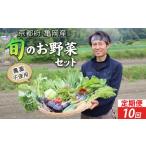 セット 詰合せ 10回定期便 亀岡産 自然農法&農薬を使わずに…