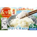 無洗米 全6回定期便 がばいU米 うまい 5kg