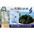 のり 海藻 わかめ 佐渡産 塩蔵わかめ 100g×10袋