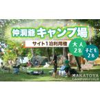 入場券 優待券 仲洞爺キャンプ場 サイト1泊利用権