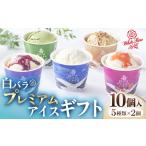 菓子 アイス 大山乳業 白バラプレミアムアイス 10個入り