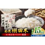 米 3回定期便 菊鹿 棚田米 15kg
