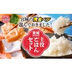 無洗米 宮城主役ごはんセットA 銀鮭 600g×2