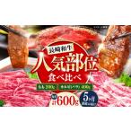 長崎和牛 焼き肉 食べ比べセット もも カルビ 600g