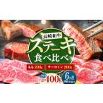 牛肉 ステーキ 6回定期便 長崎和牛 食べ比べセット