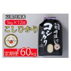 新米 令和8年 米 京都丹波米こしひかり5kg×12回