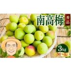 果物類 和歌山名産 南高梅約3kg サイズ混合