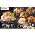 魚貝類 定期便 全6回 こだわり 丼 月替わり