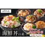 魚貝類 定期便 全6回 こだわり 丼 月替わり