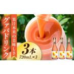 果汁飲料 驚きの果実感 グァバドリンク 3本セット 720ml×3本