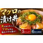 魚貝類 6回定期便 マグロ 漬け丼 まぐろ漬け丼 80g×5P