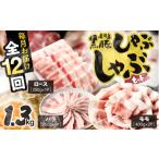 豚肉 しゃぶしゃぶ 全12回定期便 産黒豚