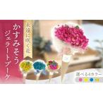 花 ビビットピンク ジェラートブーケ かすみそう