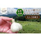 にんにく植付け+そば打ち体験 大人1名様分