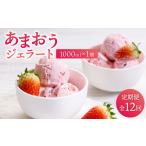 福岡産 あまおう ジェラート 1000ml